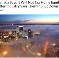 加拿大房市降温呼声高涨 专家建议对自住房交易征税 政府表态 NO!
